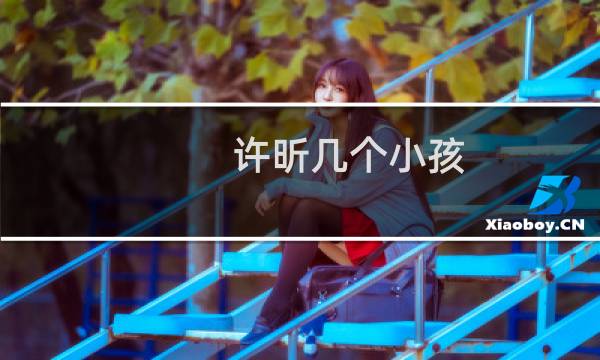 许昕几个小孩