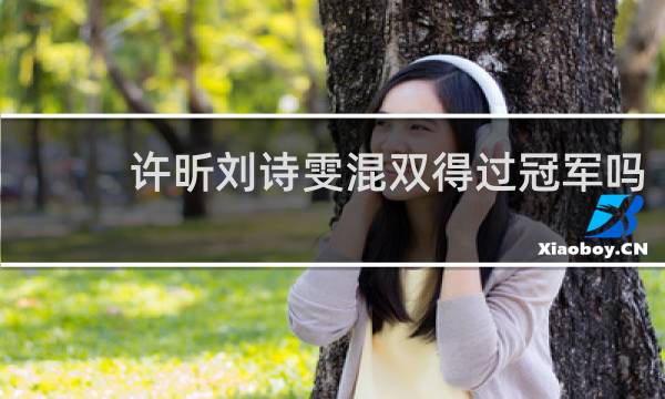 许昕刘诗雯混双得过冠军吗