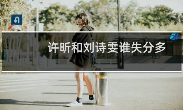 许昕和刘诗雯谁失分多