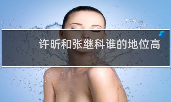 许昕和张继科谁的地位高