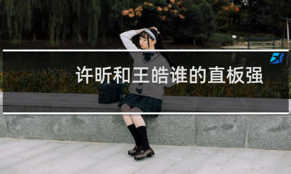 许昕和王皓谁的直板强