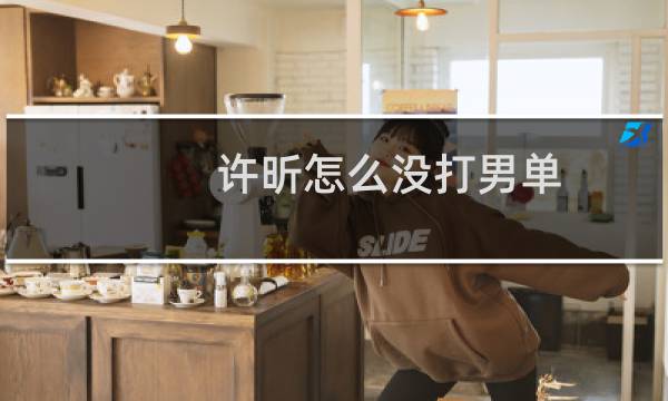 许昕怎么没打男单