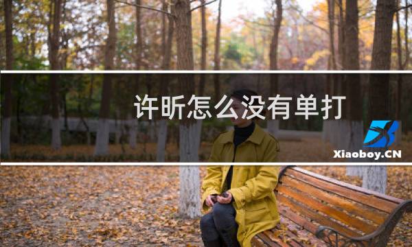 许昕怎么没有单打
