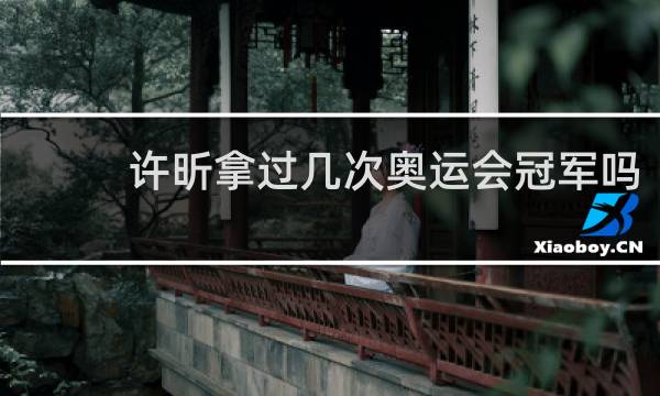 许昕拿过几次奥运会冠军吗