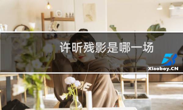 许昕残影是哪一场