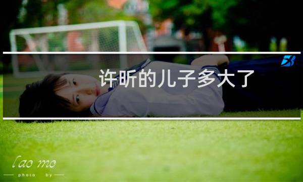 许昕的儿子多大了