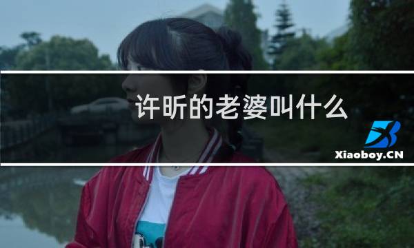 许昕的老婆叫什么