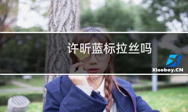 许昕蓝标拉丝吗