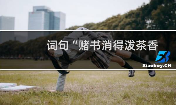 词句“赌书消得泼茶香,当时只道是寻常&quot;用了谁的典故（支付宝蚂蚁庄园12月6日答案）图片