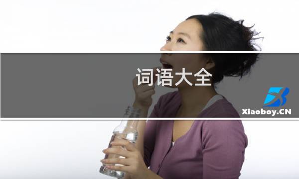 词语大全 四字词语