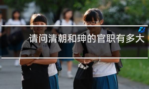 请问清朝和珅的官职有多大