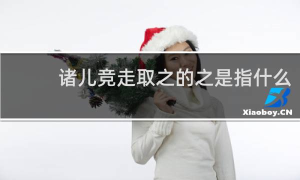诸儿竞走取之的之是指什么