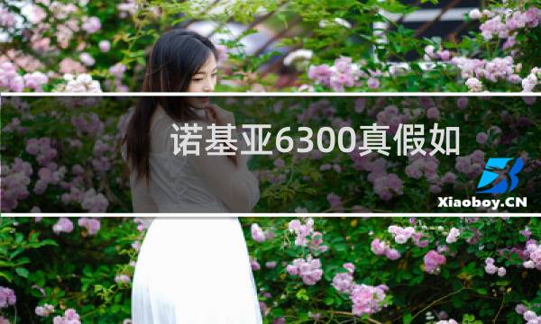 诺基亚6300真假如何辨别