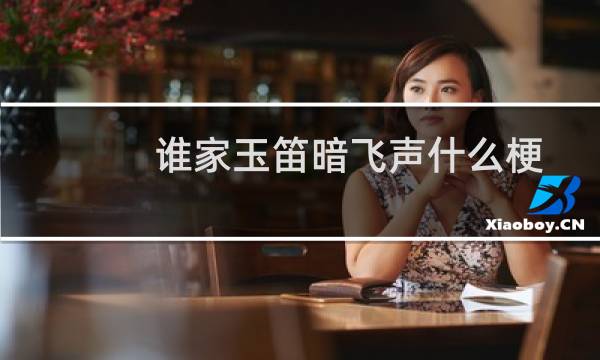 谁家玉笛暗飞声什么梗-「鲸吼社区」