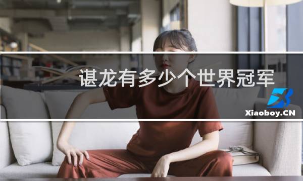 谌龙有多少个世界冠军