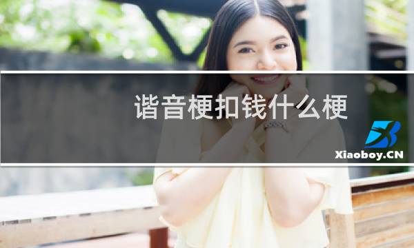 谐音梗扣钱什么梗