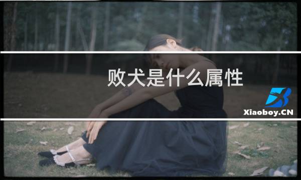 败犬是什么属性（败犬是什么意思）图片