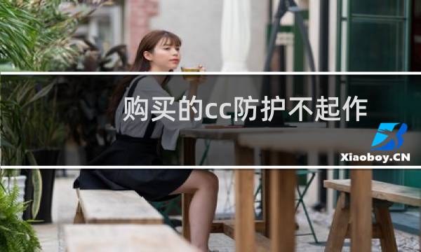 购买的cc防护不起作用,要怎么设置?