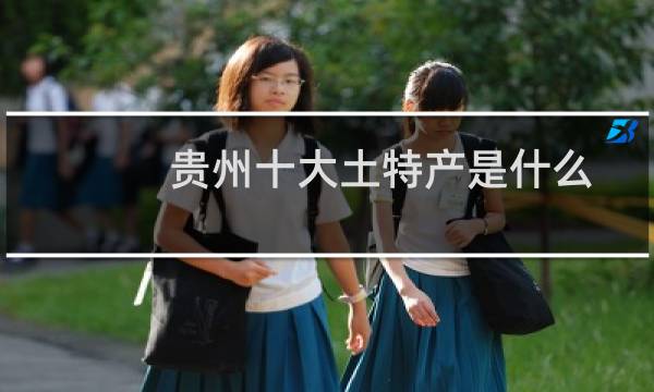 贵州十大土特产是什么图片