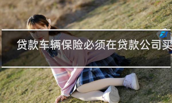 贷款车辆保险必须在贷款公司买吗