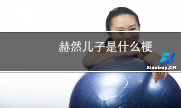 赫然儿子是什么梗 赫然孩子怎么没的什么梗