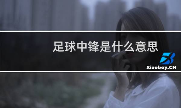 足球中锋是什么意思