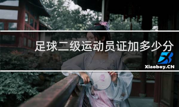 足球二级运动员证加多少分