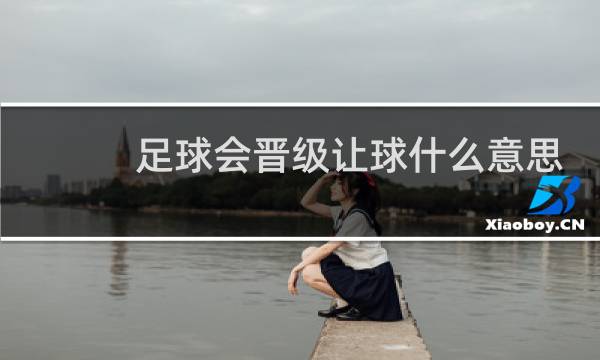 足球会晋级让球什么意思