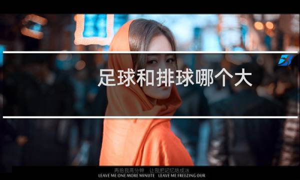 足球和排球哪个大