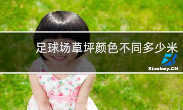 足球场草坪颜色不同多少米