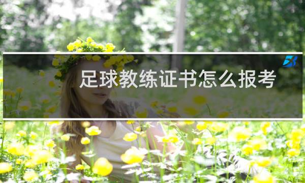 足球教练证书怎么报考