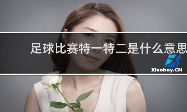 足球比赛特一特二是什么意思