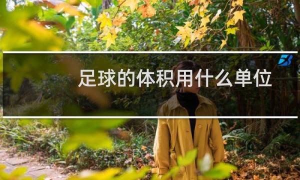 足球的体积用什么单位
