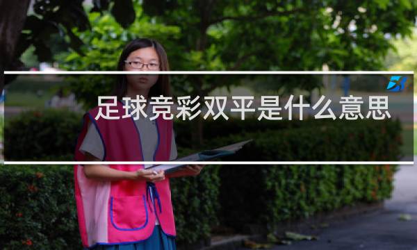 足球竞彩双平是什么意思