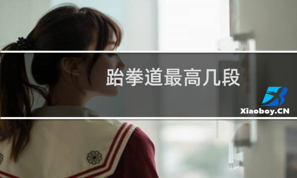 跆拳道最高几段
