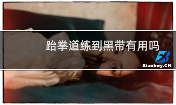 跆拳道练到黑带有用吗