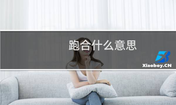 跑合什么意思