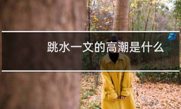 跳水一文的高潮是什么