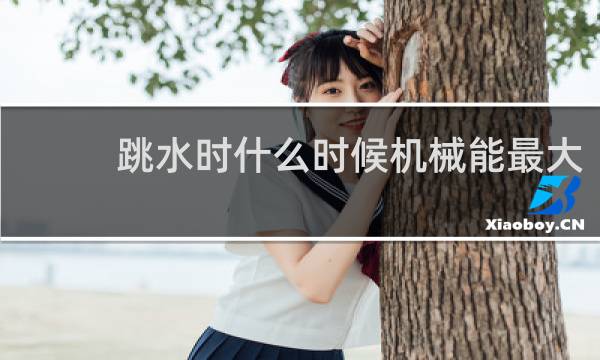 跳水时什么时候机械能最大