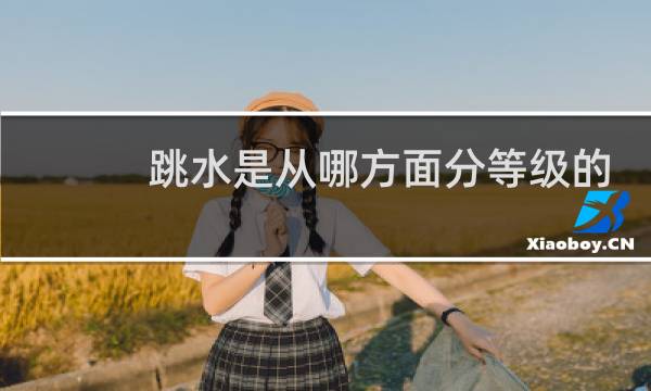 跳水是从哪方面分等级的