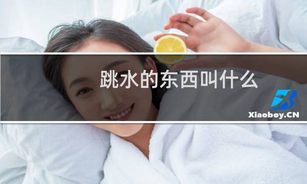 跳水的东西叫什么