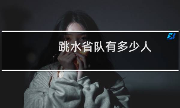 跳水省队有多少人