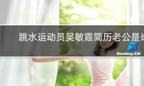 跳水运动员吴敏霞简历老公是谁资料
