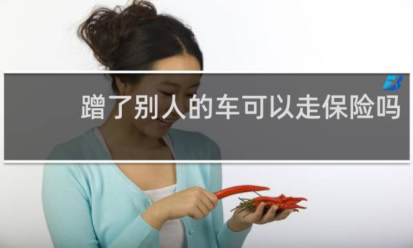 蹭了别人的车可以走保险吗