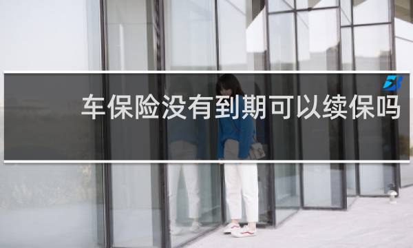 车保险没有到期可以续保吗