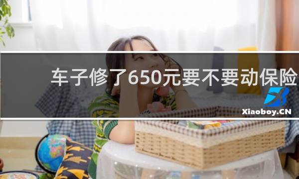 车子修了650元要不要动保险图片