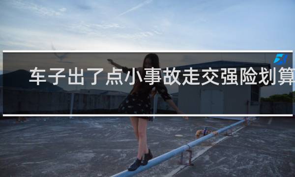 车子出了点小事故走交强险划算吗