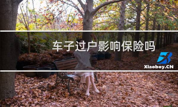 车子过户影响保险吗