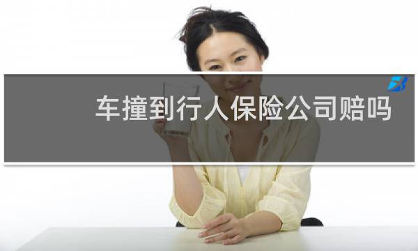 车撞到行人保险公司赔吗