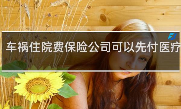 车祸住院费保险公司可以先付医疗费吗图片